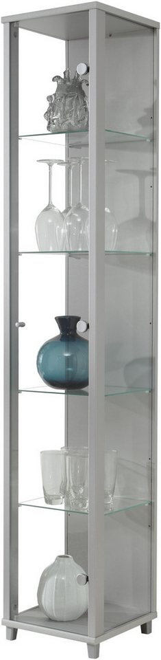 fif möbel Vitrine OPTIMA Höhe ca. 172 cm Standvitrine/Glasvitrine 1x Glastür,perfekt für Sammler,Sammlervitrine – Bild 5 von 5