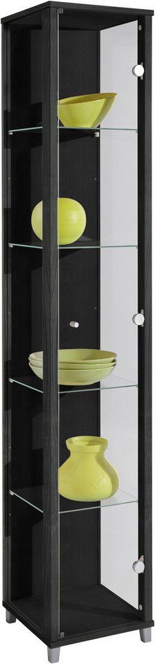 fif möbel Vitrine OPTIMA Höhe ca. 172 cm Standvitrine/Glasvitrine 1x Glastür,perfekt für Sammler,Sammlervitrine – Bild 5 von 5