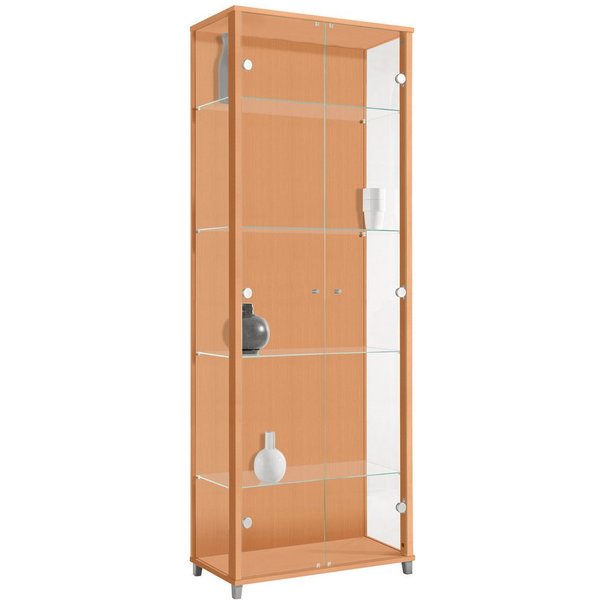 fif möbel Vitrine OPTIMA Standvitrine, Vitrinenschrank, Glasvitrine, Sammlervitrine