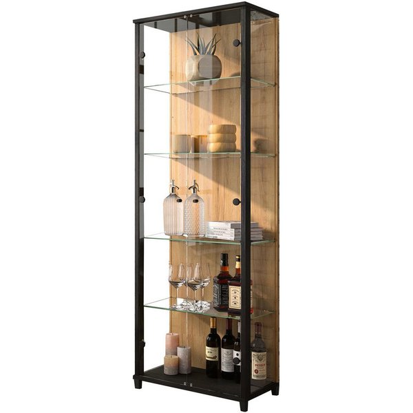 fif möbel Vitrine OPTIMA Standvitrine, Vitrinenschrank, Glasvitrine, Sammlervitrine