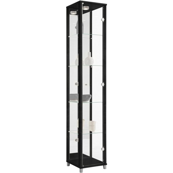 fif möbel Vitrine OPTIMA Standvitrine/Glasvitrine 1x Glastür,perfekt für Sammler,Sammlervitrine