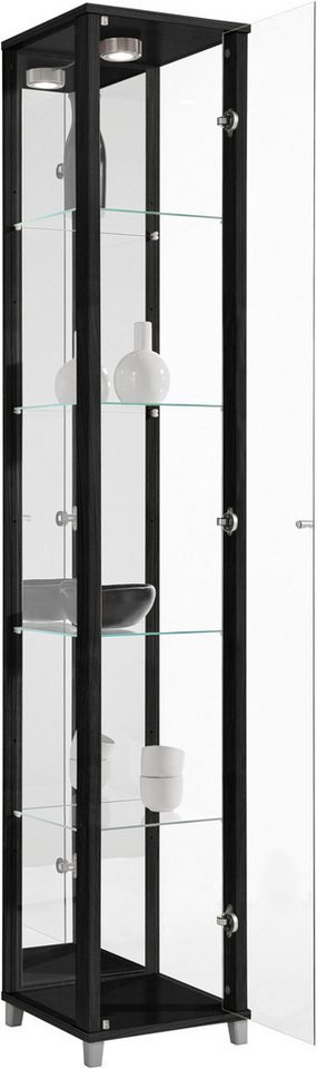 fif möbel Vitrine OPTIMA Standvitrine/Glasvitrine 1x Glastür,perfekt für Sammler,Sammlervitrine – Bild 3 von 5