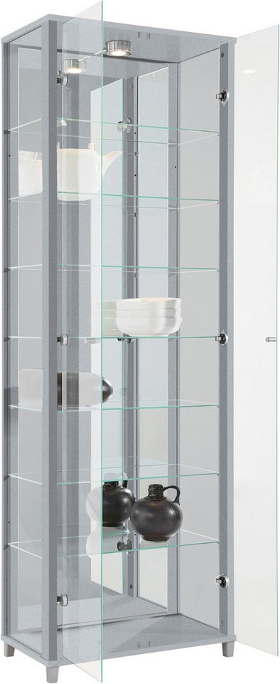 fif möbel Vitrine OPTIMA Standvitrine/Glasvitrine 2x Glastür,perfekt für Sammler,Sammlervitrine – Bild 5 von 5