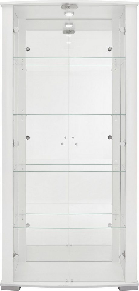 fif möbel Vitrine STELLA Standvitrine/Glasvitrine 2x Glastür,perfekt für Sammler,Sammlervitrine – Bild 3 von 5