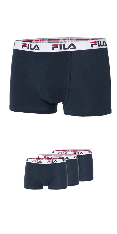 Fila Boxer MAN BOXER SHORTS (3er Pack) mit elastischem Logobund – Bild 2 von 5