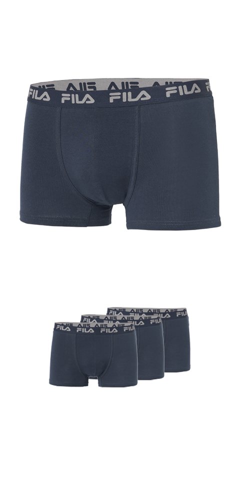Fila Boxershorts MAN BOXER SHORTS (3er Pack) mit elastischem Logobund – Bild 2 von 5