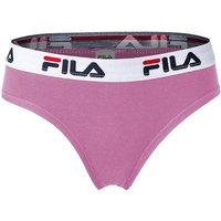 FILA Damen Slip - Regular Waist, Brief mit breitem Logo-Bund, Baumwolle, einfarbig, Größe S (Small) in Lila