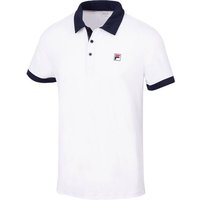 FILA Herren Polo Polo Marc, Größe 54 in Weiß