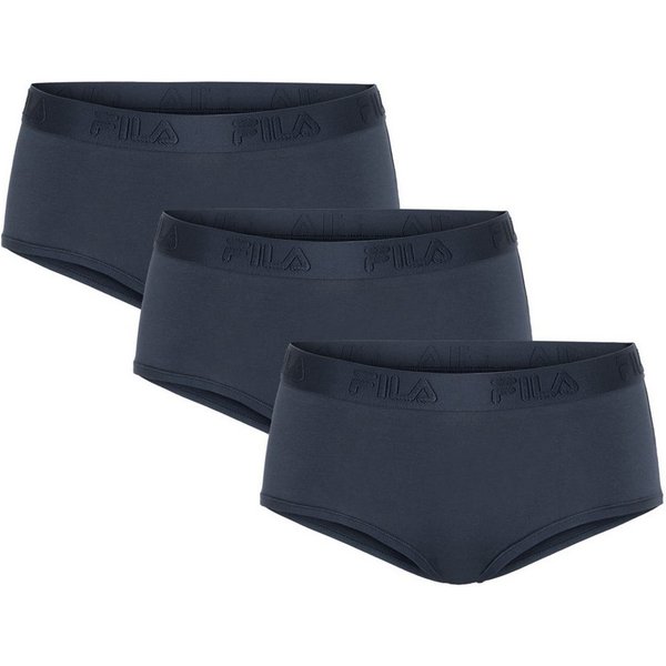 Fila Panty (3er Pack) Baumwollmix, elastisch, Logobund