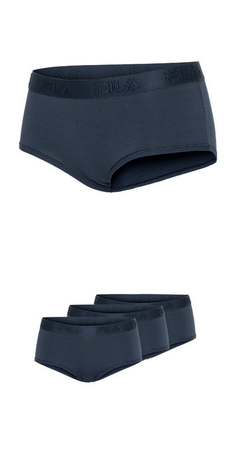 Fila Panty (3er Pack) Baumwollmix, elastisch, Logobund – Bild 2 von 5