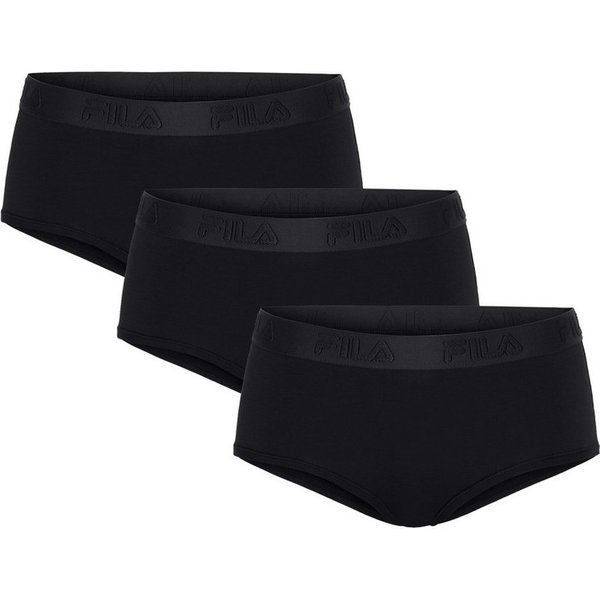 Fila Panty (3er Pack) Baumwollmix, elastisch, Logobund