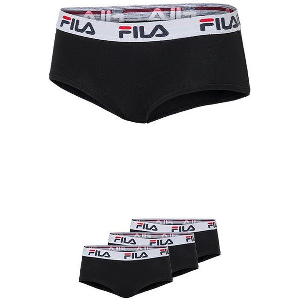 Fila Panty (3er Pack) mit Logoschriftzug, elastisch, Cotton-Mix