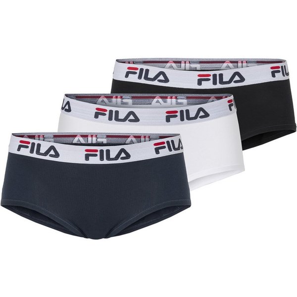 Fila Panty (3er Pack) mit Logoschriftzug, elastisch, Cotton-Mix