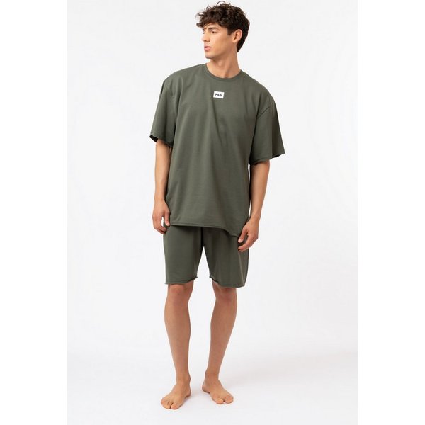 Fila Shorty (2 tlg) mit Rundhalsausschnitt, Kurzarm, Cotton