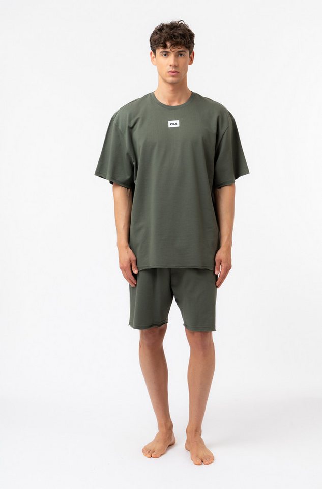 Fila Shorty (2 tlg) mit Rundhalsausschnitt, Kurzarm, Cotton – Bild 3 von 4