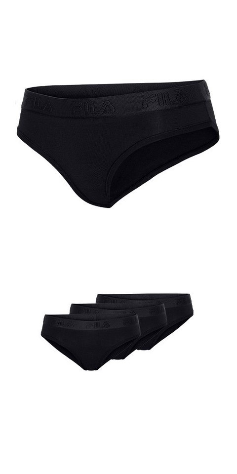Fila Slip (3er Pack) Baumwollmix, elastisch, Logobund – Bild 2 von 5