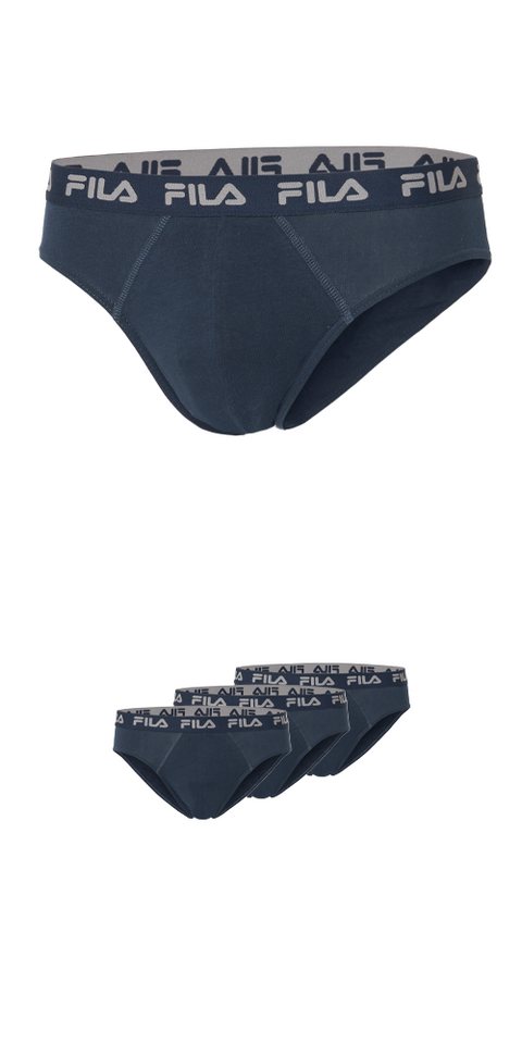 Fila Slip MAN BRIEF (3er Pack) elastischer Logobund – Bild 2 von 5