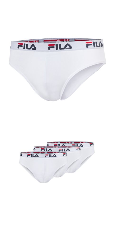 Fila Slip MAN BRIEF (3er Pack) mit elastischem Logobund – Bild 2 von 5