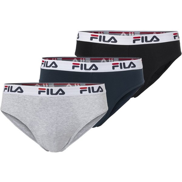 Fila Slip MAN BRIEF (3er Pack) mit elastischem Logobund