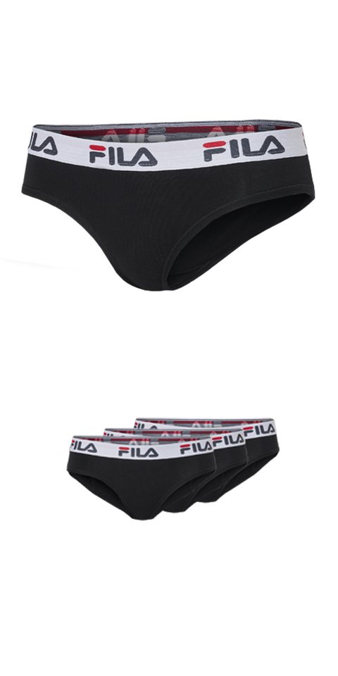 Fila Slip WOMAN BRIEF (3er Pack) mit elastischem Logobund – Bild 2 von 5