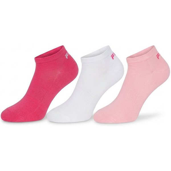 Fila Socken UNISEX INVISIBLE PLAIN SOCKS (3-Paar) mit eingestricktem Logo an der Ferse