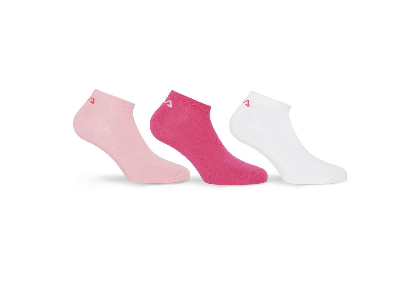 Fila Socken UNISEX INVISIBLE PLAIN SOCKS (3-Paar) mit eingestricktem Logo an der Ferse – Bild 2 von 5