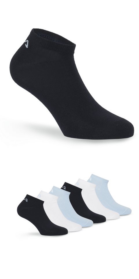 Fila Socken UNISEX INVISIBLE PLAIN SOCKS (6-Paar, 6 Paar) mit eingestricktem Logo – Bild 2 von 5