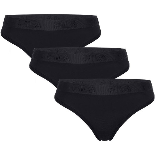 Fila String (3er Pack) Baumwollmix, elastisch, Logobund