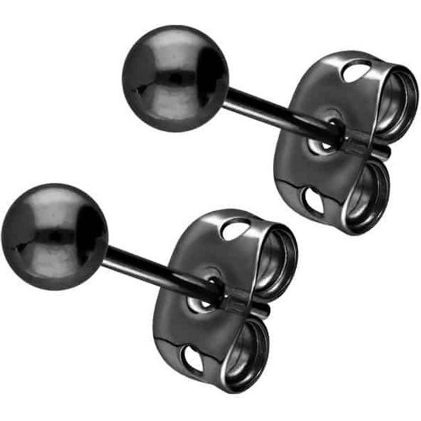 FILANGO Paar Ohrstecker Titan Ohrstecker KUGEL (Ohrstecker, 1-tlg)