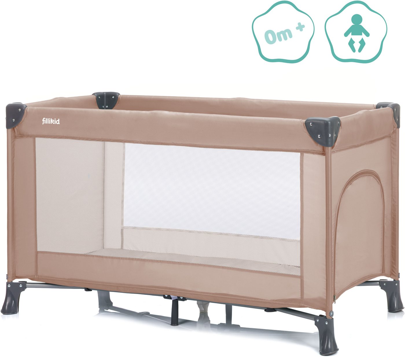 Fillikid Baby-Reisebett Valencia, inkl. Transporttasche – Bild 3 von 5