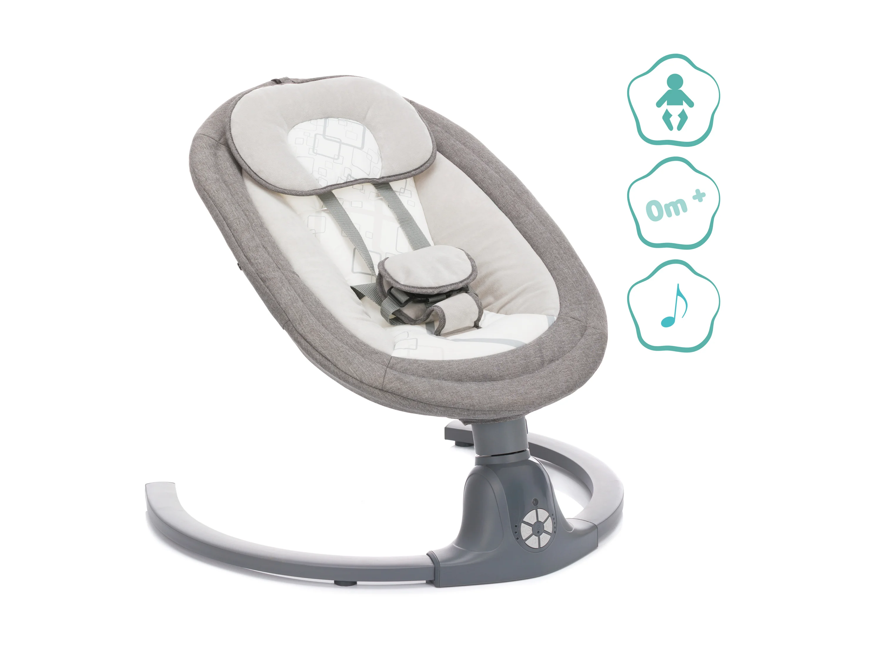 Fillikid Babywippe Stella, elektrisch, intelligente KI-Bewegungserkennung – Bild 3 von 4