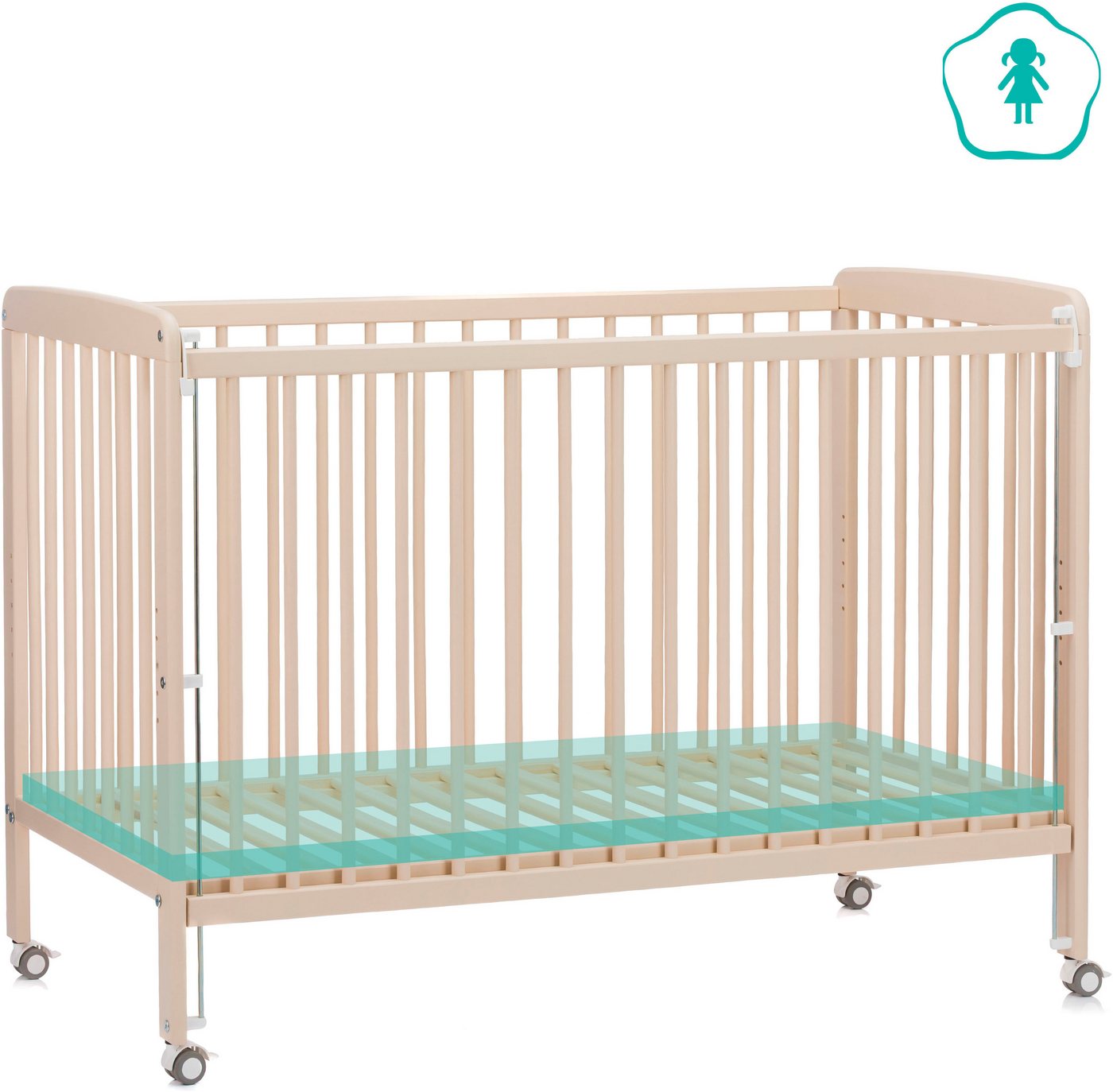 Fillikid Beistellbett Nena, Made in Europe – Bild 3 von 5