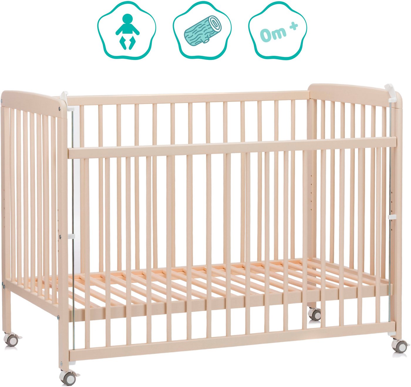 Fillikid Beistellbett Nena, Made in Europe – Bild 4 von 5