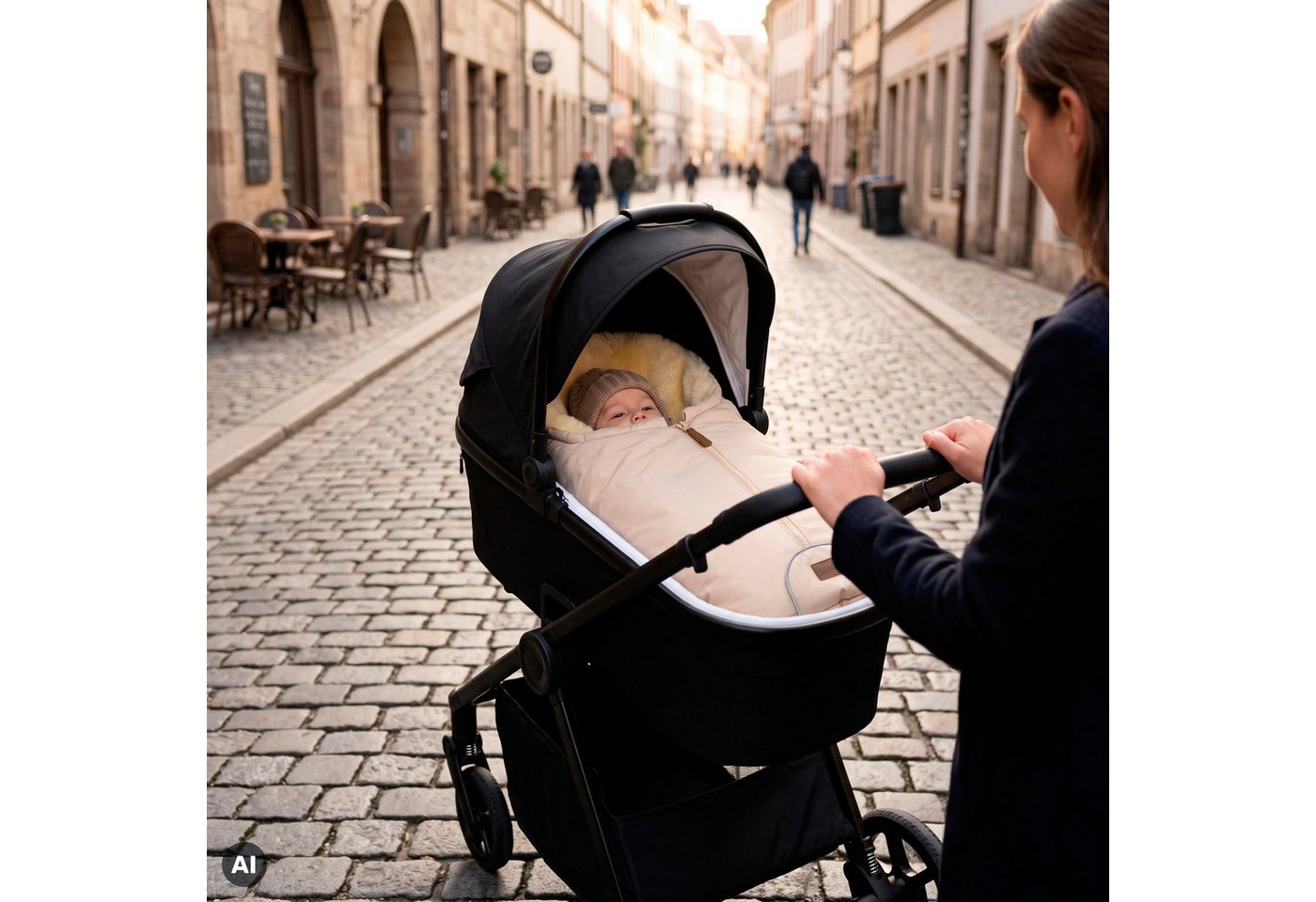 Fillikid Fußsack Pamir, Winterfußsack, für Autositze Gr. 0 und Kinderwagen – Bild 3 von 5