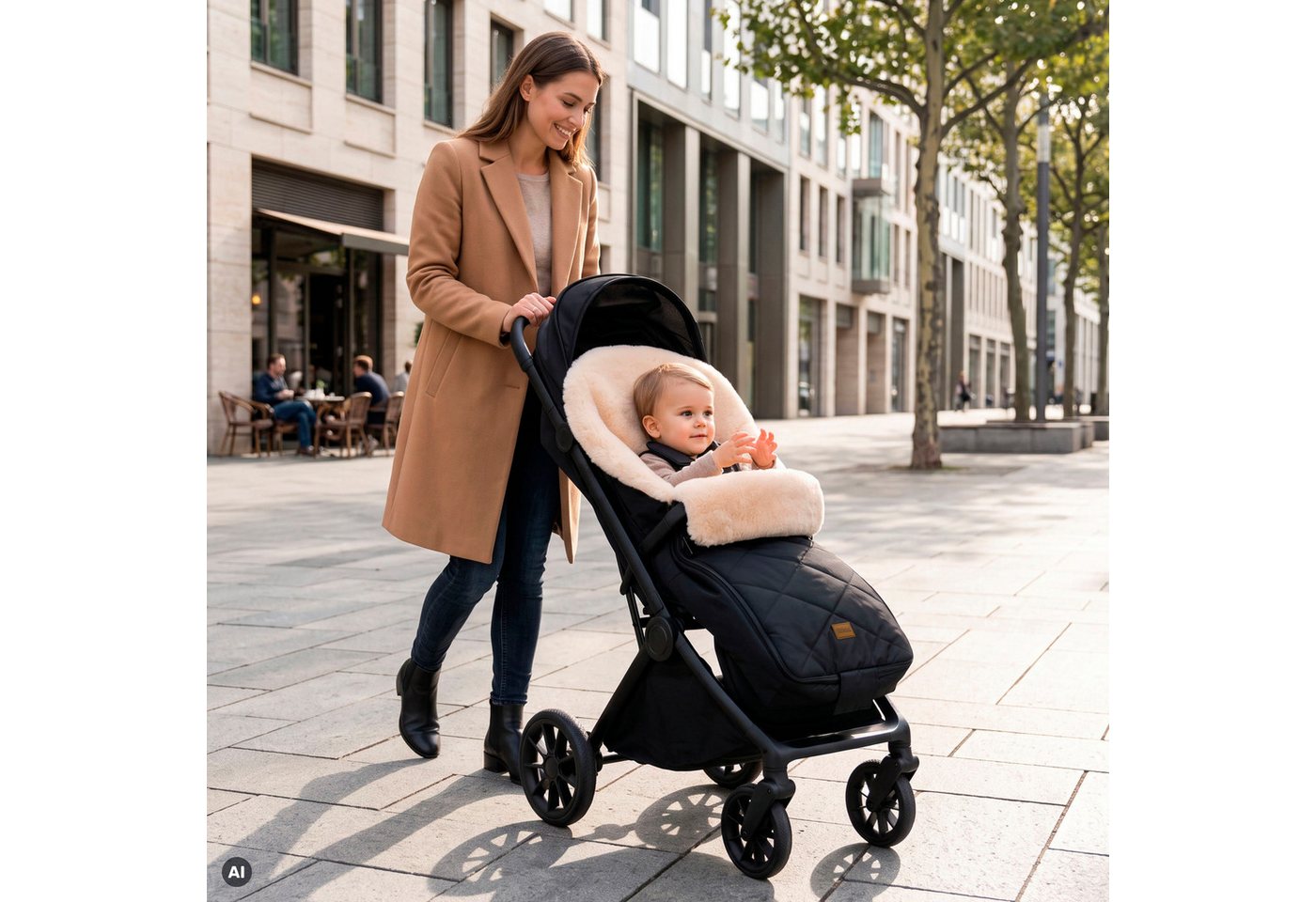 Fillikid Fußsack Vegan Comfort, Winterfußsack – Bild 2 von 5
