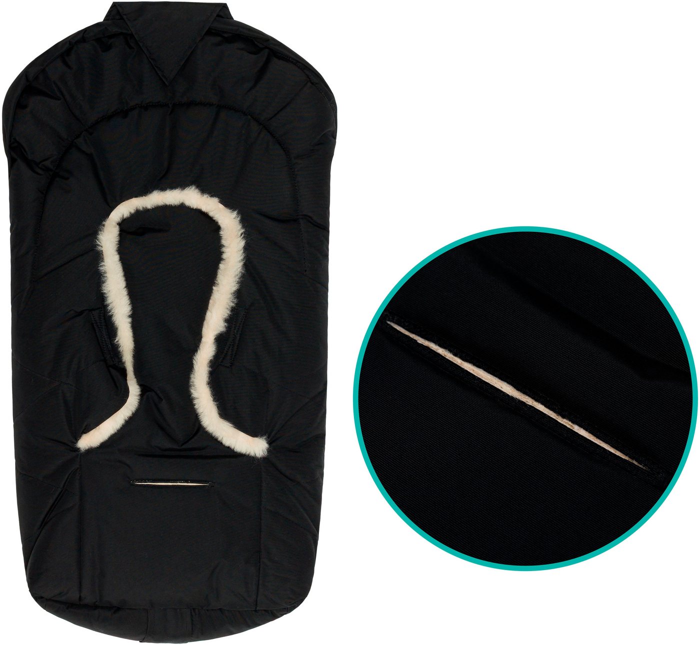 Fillikid Fußsack Vegan Style, Winterfußsack – Bild 4 von 5