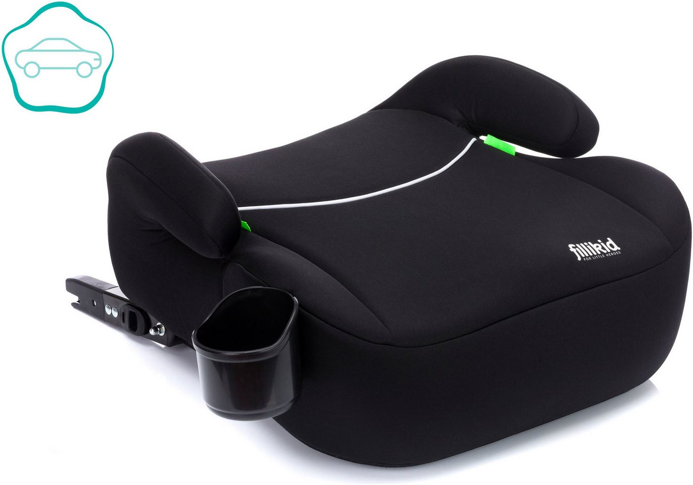 Fillikid Kindersitzerhöhung Deluxe, ab: 6 Jahren, mit Isofix – Bild 2 von 5