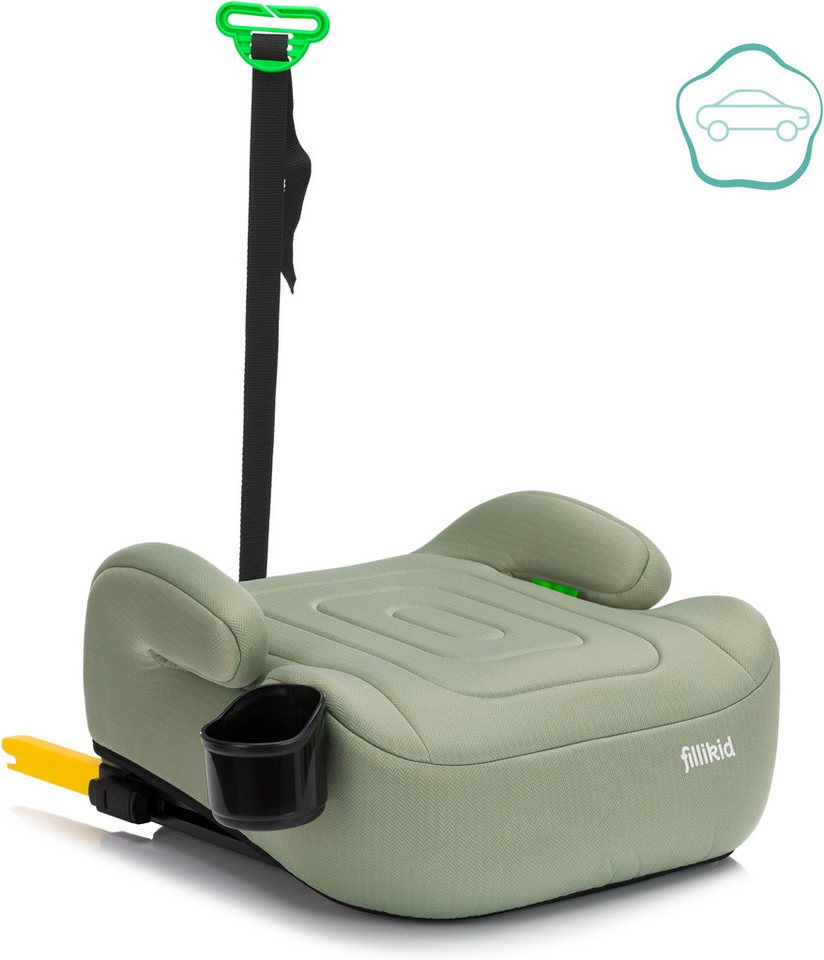 Fillikid Kindersitzerhöhung Flip Deluxe, Auto mit verstellbarem Iso-Fix, ab: ab 6 Jahren, bis: bis 12 Jahre, ab: 125 cm, bis: 150 cm, mit Flaschenhalter – Bild 3 von 5