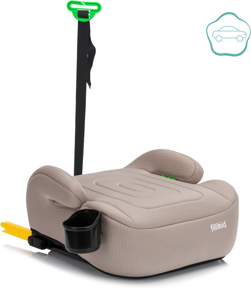 Fillikid Kindersitzerhöhung Flip Deluxe, Auto mit verstellbarem Iso-Fix, ab: ab 6 Jahren, bis: bis 12 Jahre, ab: 125 cm, bis: 150 cm, mit Flaschenhalter – Bild 3 von 5