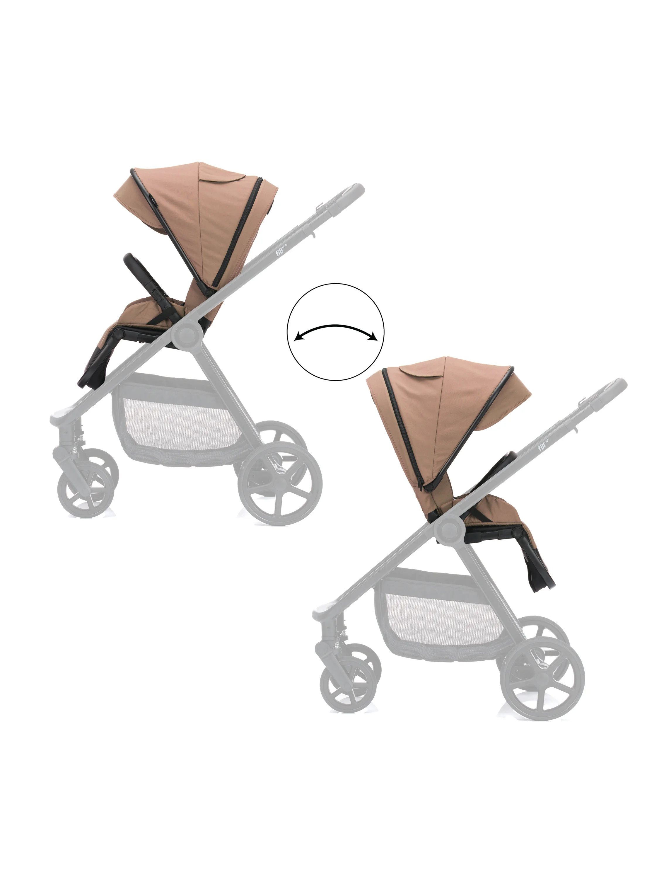 FILLIKID Kinderwagenset »Lion«, kompakt faltbar (Sand) – Bild 3 von 4