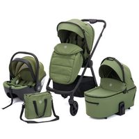 FILLIKID Kinderwagenset »Lion«, kompakt faltbar (Forest Green)