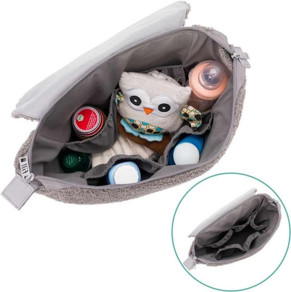 Fillikid Wickelrucksack Teddy, inkl. Wickeltunterlage – Bild 5 von 5