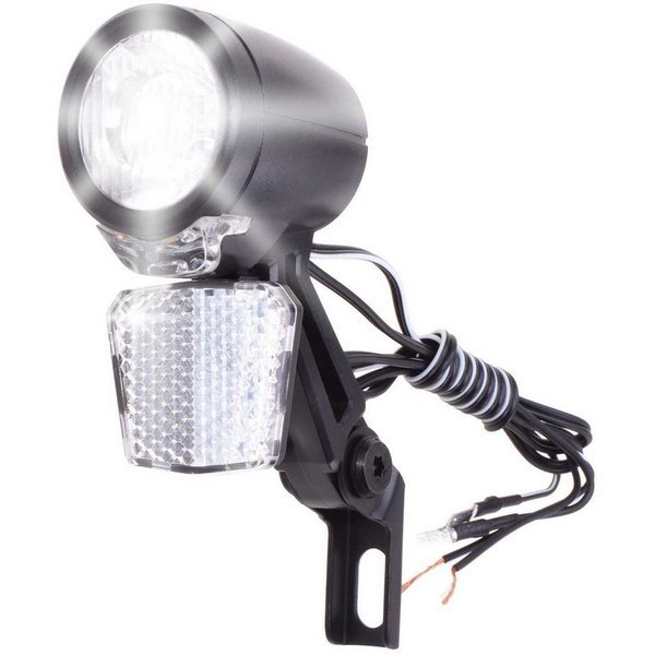 Filmer Fahrrad-Frontlicht LED Frontlicht 30Lux Dynamo Fahrradlicht, Fahrrad Scheinwerfer Standlicht Taglicht Reflektor StVZO zugelassen