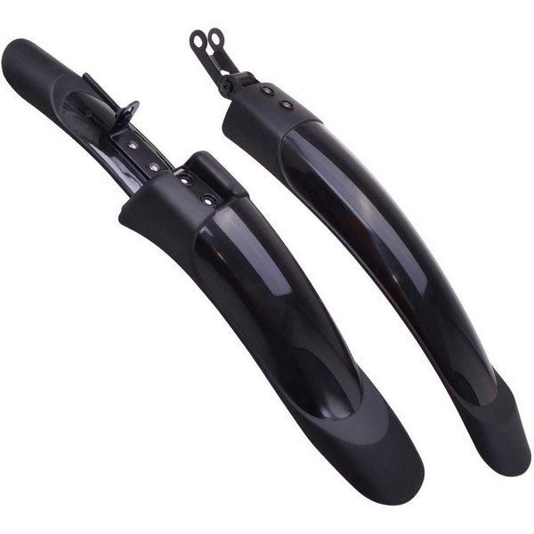 Filmer Schutzblech Kunststoff MTB vollgefedert Schutzblech Set (2tlg) in Schwarz (2 St), 24" - 26"
