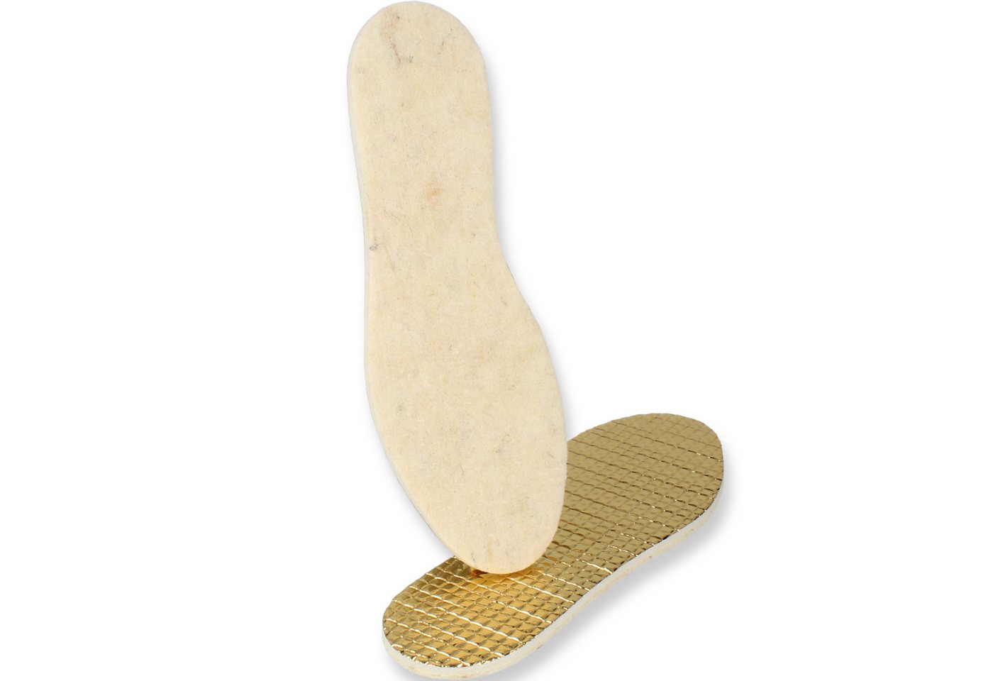filsko Thermosohlen Filz Alu oder Fllz Wolle Einlegsohlen für Damen und Herren (Set, 1-tlg., 1 Paar, 3 Paar, 6 Paar), wärmeisolierend – Bild 3 von 5