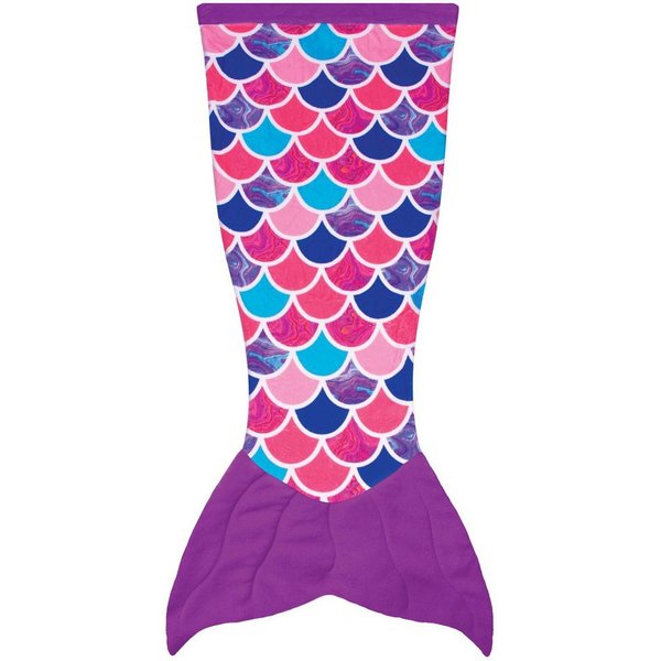 Kinderdecke Cuddle Tails Meerjungfrauendecke SEA ORCHID (lila), Fin Fun
