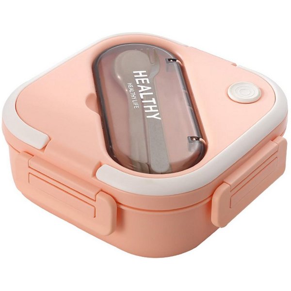 Fine Life Pro Lunchbox Kinder Brotdose (3 Fächer), PP5, (1-tlg), Auslaufsicher & BPA-frei-mit Besteck