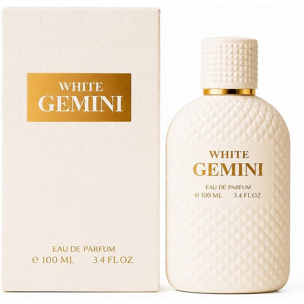Fine Perfumery London Eau de Parfum White Gemini Damenduft: Zitrisch, Ledrig, Holzig, e100 ml, Hergestellt in UK, Damenduft, Langanhaltend