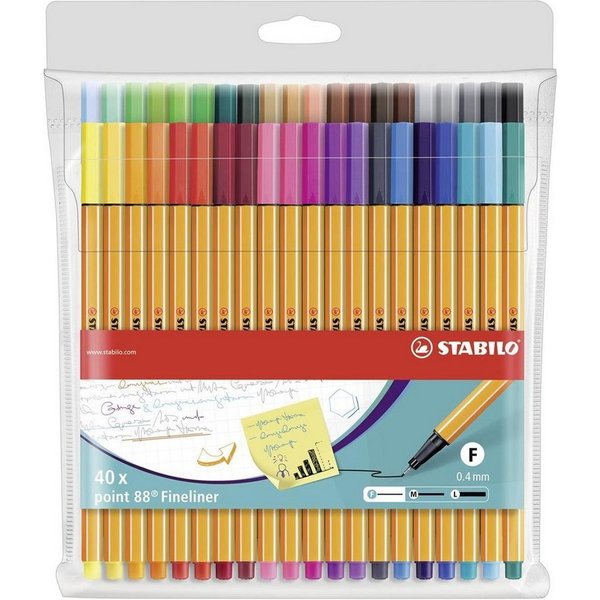 sortiert, 40er-Set, Etui