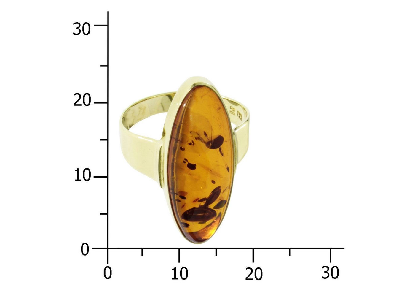 OSTSEE-SCHMUCK Fingerring Ostsee-Schmuck Ring Classic 26 x 10 Ring Classic 26 x 10 (1-tlg) – Bild 2 von 4